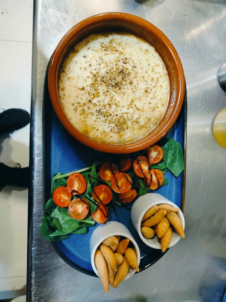 Queso provoleta en Canaima Fusion en Villaverde en Madrid